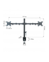 techly Podwójne ramię biurkowe LED/LCD 13-27 cali 2x10kg VESA regulowane - nr 29