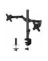 techly Podwójne ramię biurkowe LED/LCD 13-27 cali 2x10kg VESA regulowane - nr 43