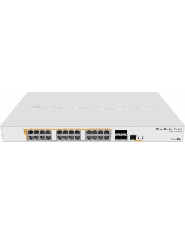 MikroTik Switch CRS328-24P-4S+RM, POE/POE+ switch, Dual boot RouterOS/SwOS, L3, 500W, 1U główny
