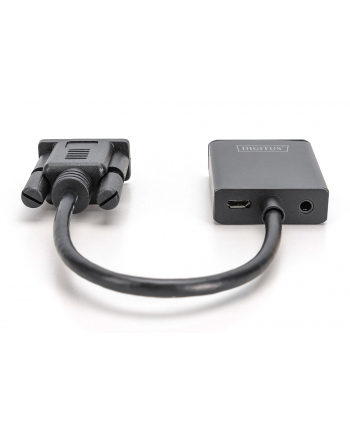 digitus Konwerter/adapter audio-video VGA do HDMI, 1080p FHD, z audio 3.5mm nr 1