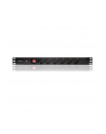 qoltec Listwa zasilająca CB do szafy RACK | 19cali | 1U | 16A | PDU |  6xSCHUKO | 2m - nr 8