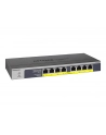 8-Port Gigabit Ethernet PoE+ Unmanaged Switch with 120W PoE Budget, Rack-mount or Wall-mount - nr 46