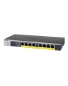 8-Port Gigabit Ethernet PoE+ Unmanaged Switch with 120W PoE Budget, Rack-mount or Wall-mount - nr 74