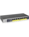 8-Port Gigabit Ethernet PoE+ Unmanaged Switch with 120W PoE Budget, Rack-mount or Wall-mount - nr 76