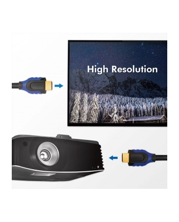 logilink Kabel HDMI 2.0 Ultra HD 4Kx2K, 3D, Ethernet, 5m nr 1