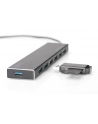 digitus HUB/Koncentrator 7-portowy USB 3.0 SuperSpeed, aktywny, aluminium - nr 14