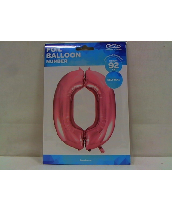 godan Balon foliowy Cyfra 0 różowa 92cm BC-HRO0