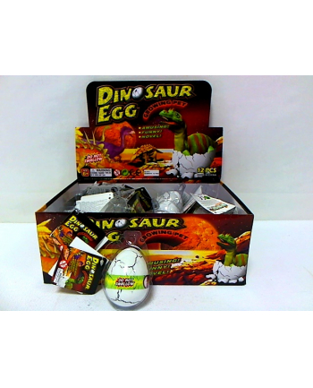 hipo Dinozaur w jaju 6 cm 12szt/disp 620372