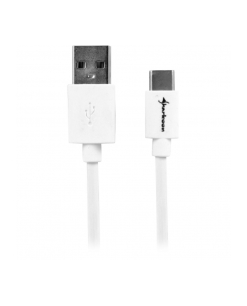 Sharkoon USB 2.0 A - USB C Adapter - white - 1.5m