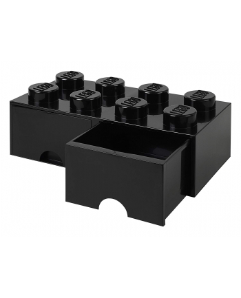 Room Copenhagen LEGO Brick Drawer 8 black - RC40061733