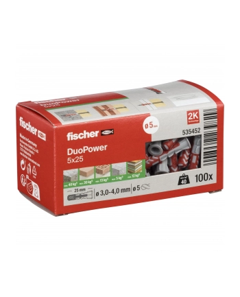 Fischer DUOPOWER 5x25 LD 100pcs nr 1