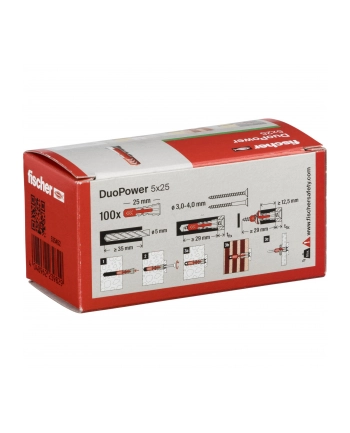 Fischer DUOPOWER 5x25 LD 100pcs nr 2