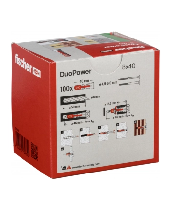 Fischer DUOPOWER 8x40 LD 100pcs nr 2