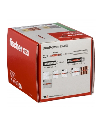 Fischer DUOPOWER 10x80 LD 25pcs nr 1