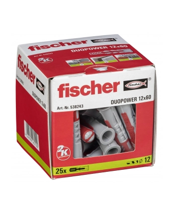 Fischer DUOPOWER 12x60 LD 25pcs nr 1