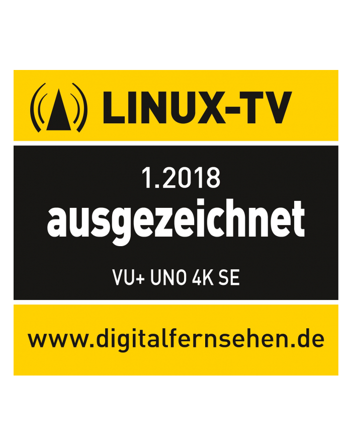 VU+ UNO 4K SE - 2 x DVB-S2, FBC, 4K główny