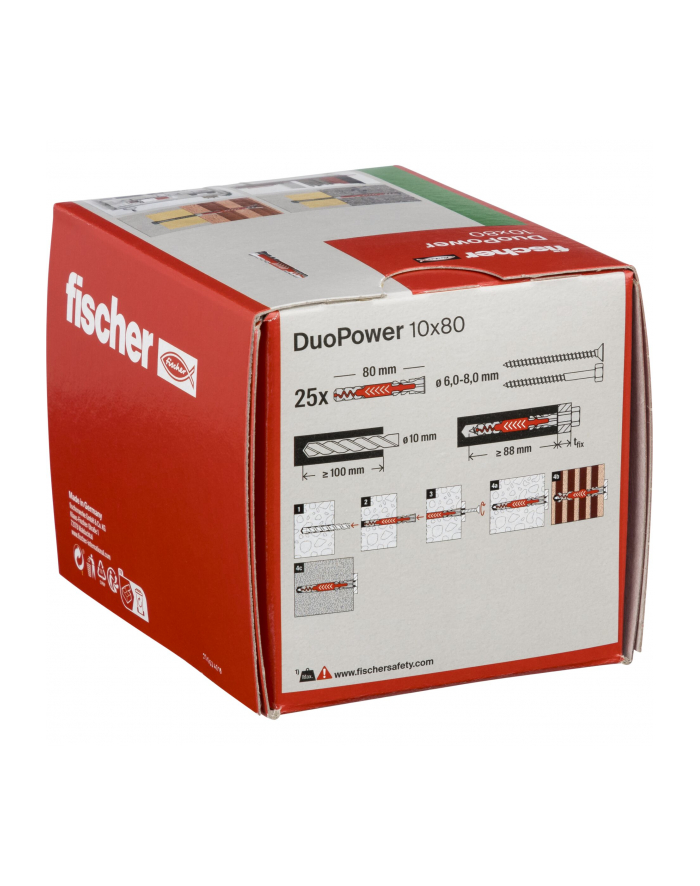 Fischer DUOPOWER 10x80 LD 25pcs główny