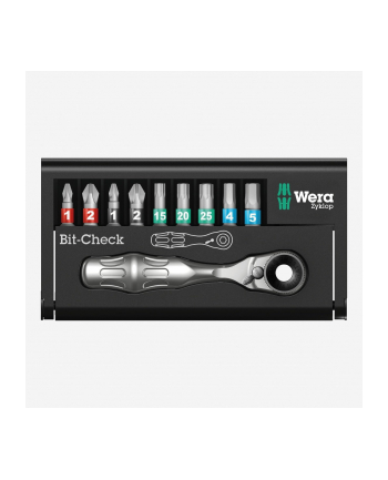 Wera Bit Set Bit-Check 10 Zyklop - Mini BiTorsion 1