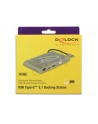 Delock replikator portów USB Typ-C ->MIC,Audio,HDMI,DVI,LAN, 3x USB 3.0) 4K - nr 11