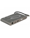 Delock replikator portów USB Typ-C ->MIC,Audio,HDMI,DVI,LAN, 3x USB 3.0) 4K - nr 19
