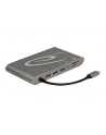 Delock replikator portów USB Typ-C ->MIC,Audio,HDMI,DVI,LAN, 3x USB 3.0) 4K - nr 22