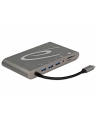 Delock replikator portów USB Typ-C ->MIC,Audio,HDMI,DVI,LAN, 3x USB 3.0) 4K - nr 38