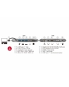Delock replikator portów USB Typ-C ->MIC,Audio,HDMI,DVI,LAN, 3x USB 3.0) 4K - nr 44