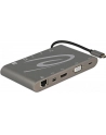 Delock replikator portów USB Typ-C ->MIC,Audio,HDMI,DVI,LAN, 3x USB 3.0) 4K - nr 51