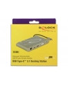 Delock replikator portów USB Typ-C ->MIC,Audio,HDMI,DVI,LAN, 3x USB 3.0) 4K - nr 56
