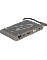 Delock replikator portów USB Typ-C ->MIC,Audio,HDMI,DVI,LAN, 3x USB 3.0) 4K - nr 58