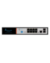 EXTRALINK VICTOR 8-port GbE Managed PoE Switch (8x Gig LAN, 2x SFP) PoE 48V 150W - nr 28