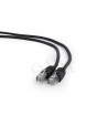 Gembird patchcord RJ45, osłonka zalewana, kat. 6, UTP, 0.25m, czarny - nr 1