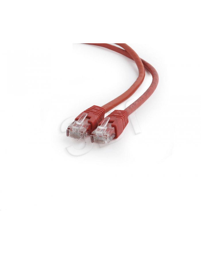 Gembird patchcord RJ45, osłonka zalewana, kat. 6, UTP, 0.25m, czerwony główny