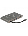 Delock replikator portów USB Typ-C ->MIC,Audio,HDMI,DVI,LAN, 3x USB 3.0) 4K - nr 10