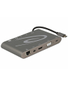 Delock replikator portów USB Typ-C ->MIC,Audio,HDMI,DVI,LAN, 3x USB 3.0) 4K - nr 11