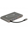 Delock replikator portów USB Typ-C ->MIC,Audio,HDMI,DVI,LAN, 3x USB 3.0) 4K - nr 23
