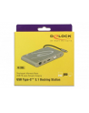Delock replikator portów USB Typ-C ->MIC,Audio,HDMI,DVI,LAN, 3x USB 3.0) 4K - nr 31