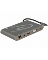 Delock replikator portów USB Typ-C ->MIC,Audio,HDMI,DVI,LAN, 3x USB 3.0) 4K - nr 52