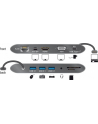 Delock replikator portów USB Typ-C ->MIC,Audio,HDMI,DVI,LAN, 3x USB 3.0) 4K - nr 53