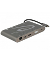 Delock replikator portów USB Typ-C ->MIC,Audio,HDMI,DVI,LAN, 3x USB 3.0) 4K - nr 7