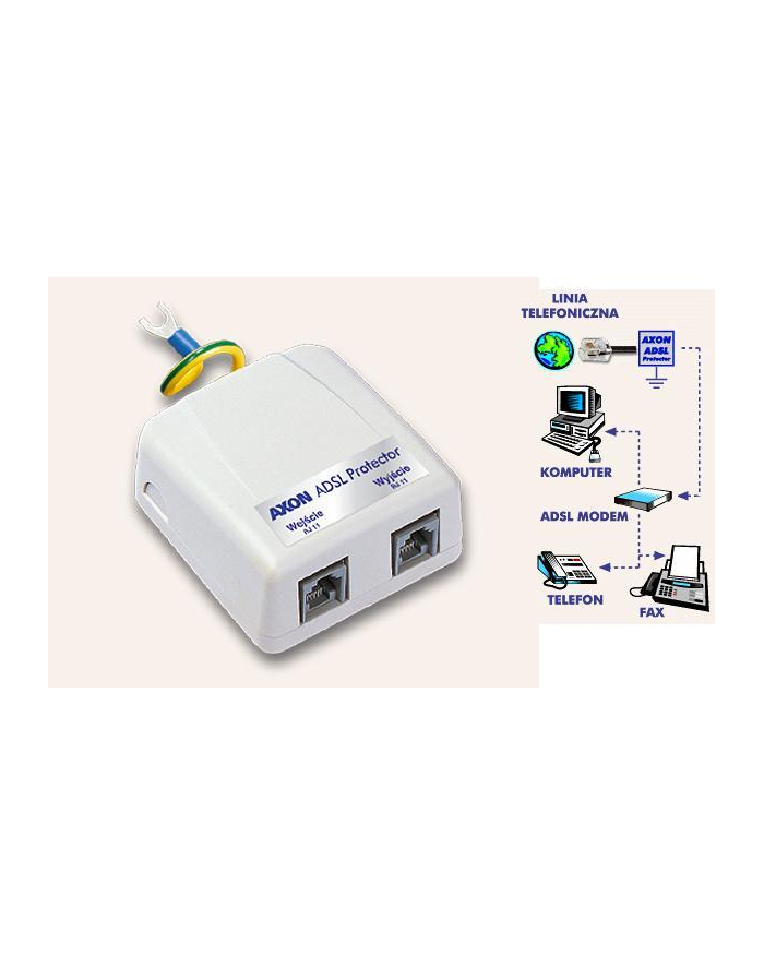 hsk data (acar) AXON ADSL Protector urządz. zabezpiecz. (1 linia) główny
