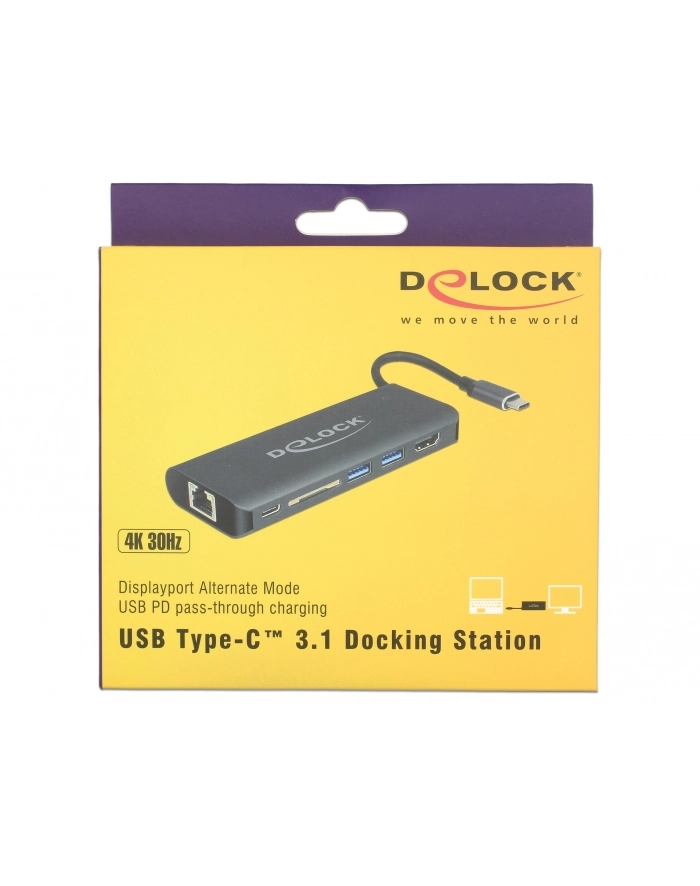 DeLOCK USB C 3.1 Dockingstation główny