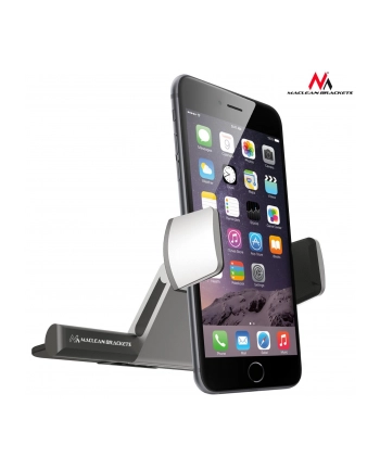 Maclean MC-782 Uchwyt telefonu do montowania w slocie CD  aluminium + ABS nr 1