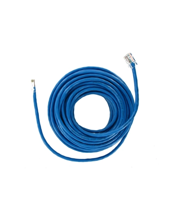Patch cord RJ45 bez osłonki kat5e UTP 10m niebieski retail nr 1