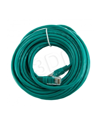 Patch cord RJ45 bez osłonki kat5e UTP 10m zielon retail nr 2