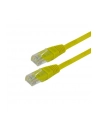 Patchcord RJ45, osłonka zalewana, kat. 5e UTP, 10 m, żółty - nr 2