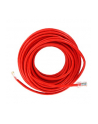 Patchcord RJ45, osłonka zalewana, kat. 5e UTP, 10 m, czerwony - retail - nr 4