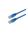 Patch cord RJ45 bez osłonki kat5e UTP 10m niebieski retail - nr 2