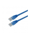 Patch cord RJ45 bez osłonki kat5e UTP 10m niebieski retail - nr 5