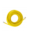 Patchcord RJ45, osłonka zalewana, kat. 5e UTP, 10 m, żółty - nr 1